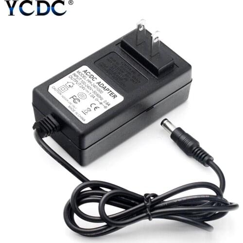 24V 1A Power Supply Adapter Transformer Charger For LED Strip Lights Routers CCTV Camera VCD Palyer Game Machines US/EU Plug