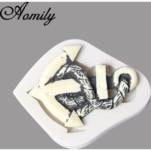 Aomily Silicone Cake Mold Anchor and Rope Chocolate Fondant Mold DIY Pastry Soap Mould Cake Decorating Tools Bakery Tools