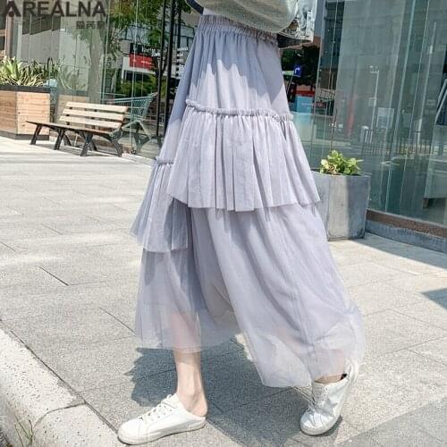AREALNA High Waist Skirts For Women