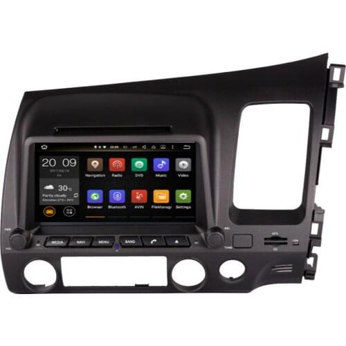 4GB RAM Android 9.0 DVD Multimedia Player WIFI 3G Octa Core Car Auto Radio Stereo For Honda Civic Right Hand Driving 2006-2011