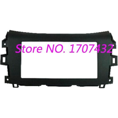 Free shipping Radio Fascia for NIS*SAN NP300, Navara 2014-2015 (Black) Stereo Fascia Dash CD Trim Installation Kit
