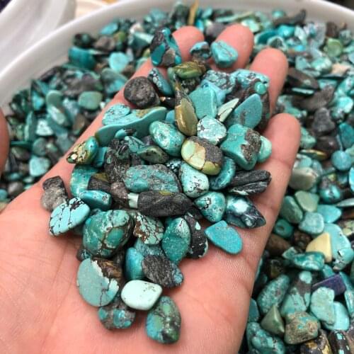 Turquoise semi-ore is a kind of stone energy composed of 100 g mineral sand conglomerate and native bonsai stone