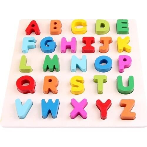 Wood Embossed Educational Jigsaw