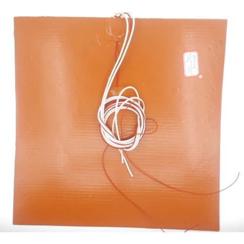 DuoWeiSi 3D Printer Parts 30x30CM heatbed 24/110/120/220/240V 200/350/500/600/750W Thermostor Silicone Heater Pad Heated Bed