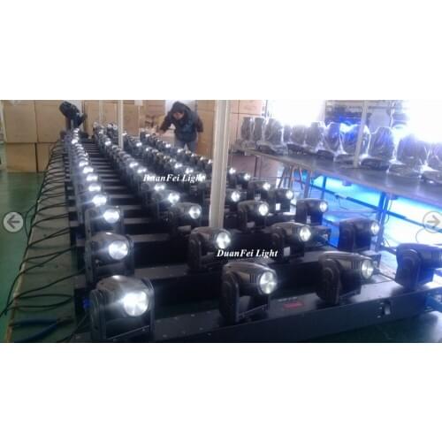 10units dmx moving led light 4x10w rgbw 4in1 led beam moving head stage show dj