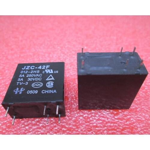 HOT NEW relay JZC-42F-012-2HS JZC-42F 012-2HS 012-2HST JZC HF42F 012-2HS HF42F-012-2HS 12V DIP6