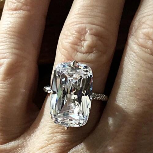 Modyle New Trendy Gorgeous Big AAA Cubic Zirconia Women Ring High Quality Wedding Party Engagement Bright Ring Stylish Jewelry