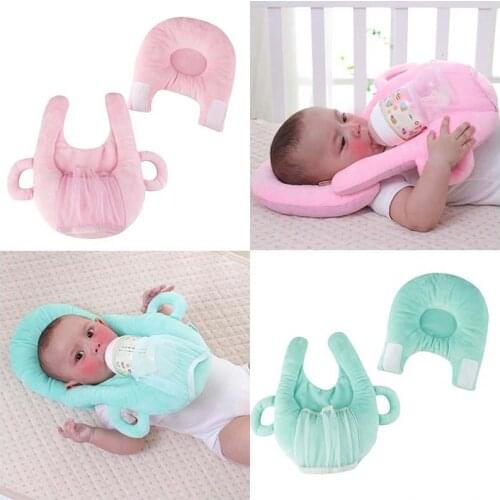 Hot Infant Learning Nursing Pillow Cushion Free Hand Bottle Holder Cotton Baby Milk Bottle Feeding Cup Baby Bottle Rack