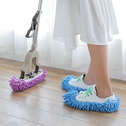 Home cleaning cloth Slipper cover clean the floor can be removed and cleaned Household goods Baijie cloth