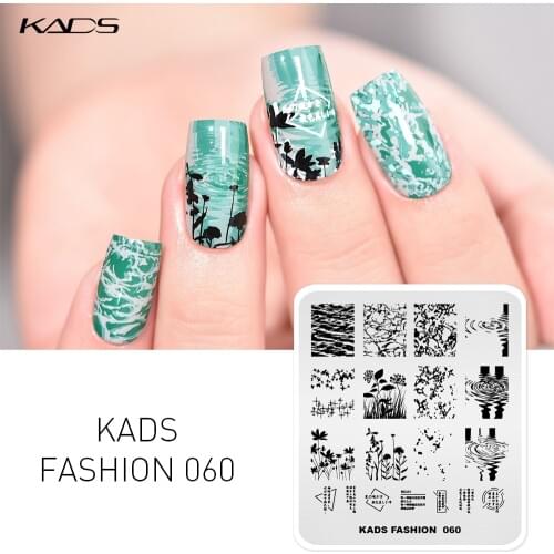 KADS Nail Art Template New 63 Designs Fashion Series Various Style More Choices Template Nail Stamping Plate Nail Art Stencils