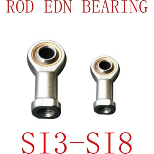 1pc Inner thread M3 M4 M5 M6 M8 SI T/K right hand female thread metric rod end joint bearing