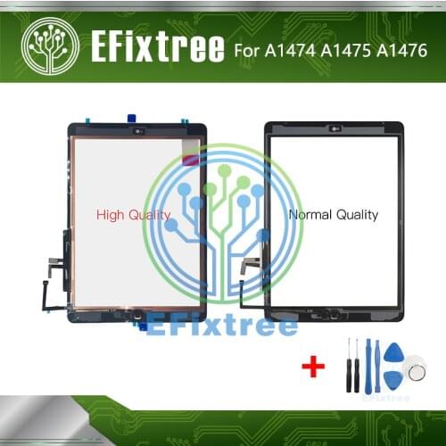 High Quality A1474 A1475 A1476 LCD Touch Panel Display Screen For iPad Air Touch Screen Digitizer Panel Black White