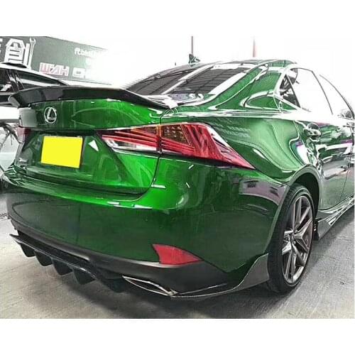 High Quality REAL CARBON FIBER REAR TAIL WING TRUNK LIP SPOILER FOR Lexus IS200 IS250 IS350 IS300 2013 2014 2015 2016 2017 2018