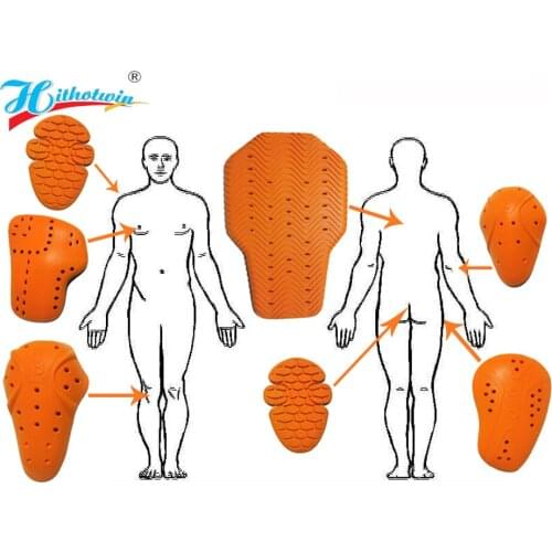 DSO motorcycle Pants protection For hip bone crotch board motorbiker riding protective for knee pads gears protector For chest