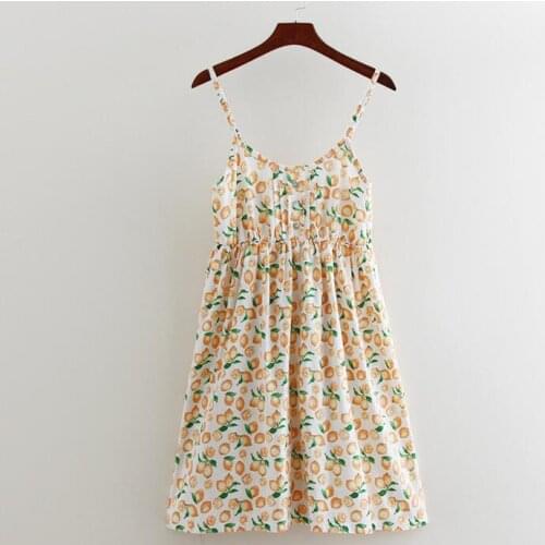 2021 New Women Bohemian Sundress Sunflower Printed Beach Dress Vintage Retro Mini Dress Multi Patterns