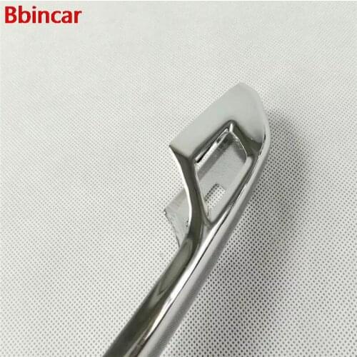 Bbincar ABS Chrome Side Door Handle Cover Trims With Smart key Holes 8pcs Car Styling For Toyota Land Cruiser LC200 2016