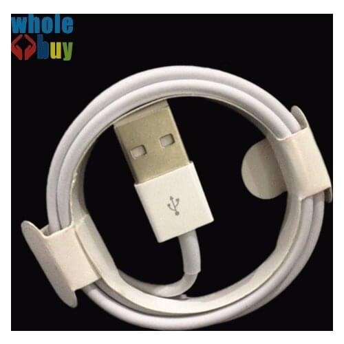 White 1M 3ft OD3.0 144 Braided One-piece 8pin to USB Charger Cable for iPhoneX 8 7 6s 6 Plus IOS11 12 For iPad air 200pcs/lot