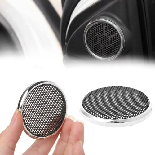 C1FB 2 Pcs 50mm Speaker Steel Mesh Round Grill Protective Cover Decorative Circle