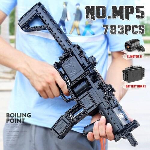 MOULD KING MOC Creative Toys The Desert Eagle Pistol Weapon SWAT Gun Model Building Blocks Bricks Kids DIY Toys Christmas Gifts