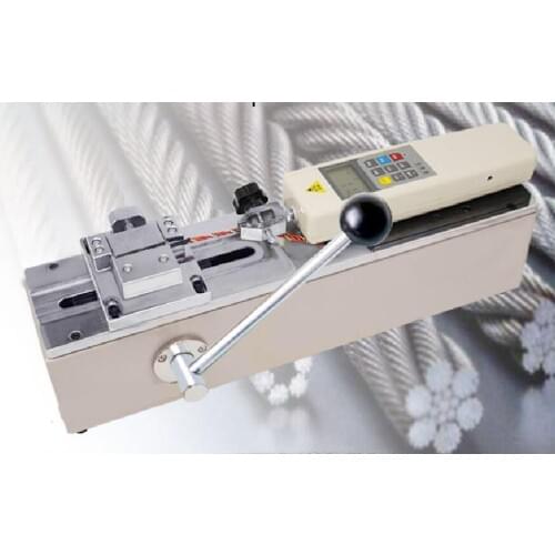 Horizontal wire Terminal Push and Pull Force Test Stand with Digital Force Gauge Meter Tester 500N with Fixture