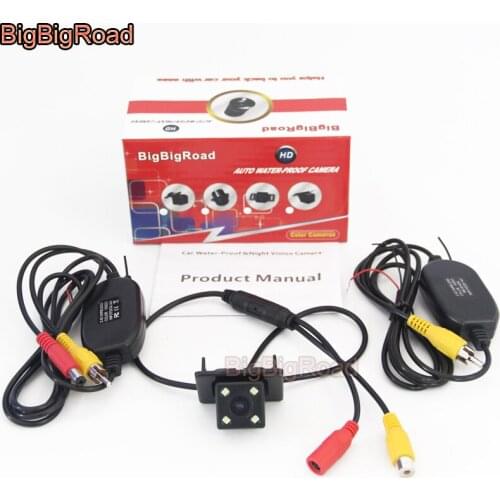 BigBigRoad Car Rear View Camera For Peugeot 408 2014 2015 2016 Backup Camera Night Vision Waterproof