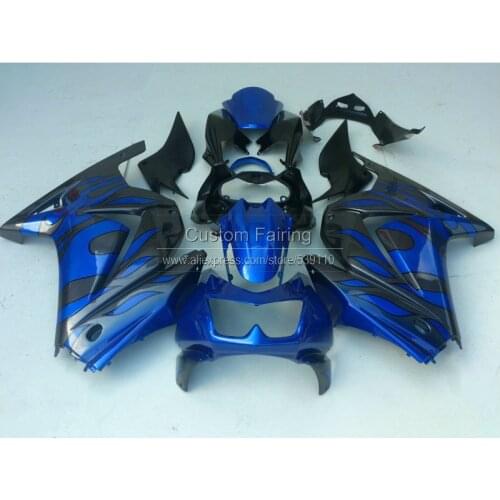 Injection molded Fairing kit for Kawasaki ninja 250r 2008-2014 fairings EX250 08 09 10 11 12 13 14 blue black aftermarket BL1