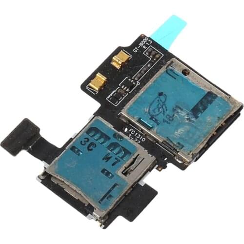 Micro SD Card Tray SIM Holder Slot Reader Flex Cable for Samsung Galaxy S4 i9500 i9505 Y3ND