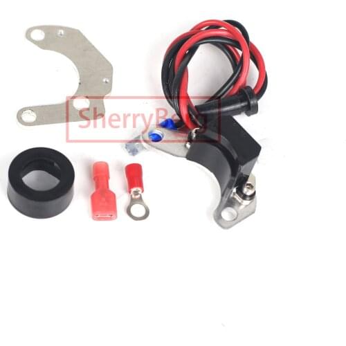 SherryBerg New Distributor Electronic Ignition Kit for Lucas 45D 43D & 59D Distributor Positive Earth Extra Aluminum plate
