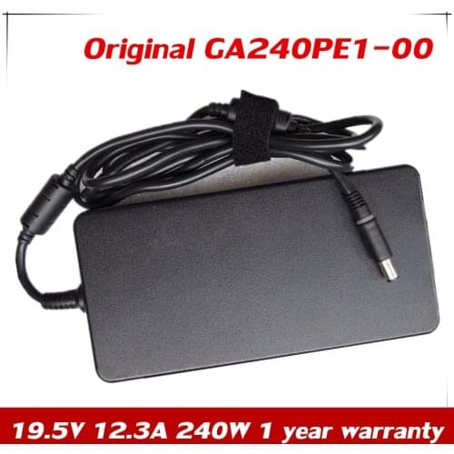 7XINbox 19.5V 12.3A 240W Original GA240PE1-00 For Dell Alienware M17x R2 R3 R4 M18X AC Power Adapter Charger/Cord M4700 M6400