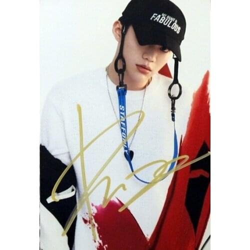 Signed PG ONE autographed photo 6 inches free shipping 4 versions 122017