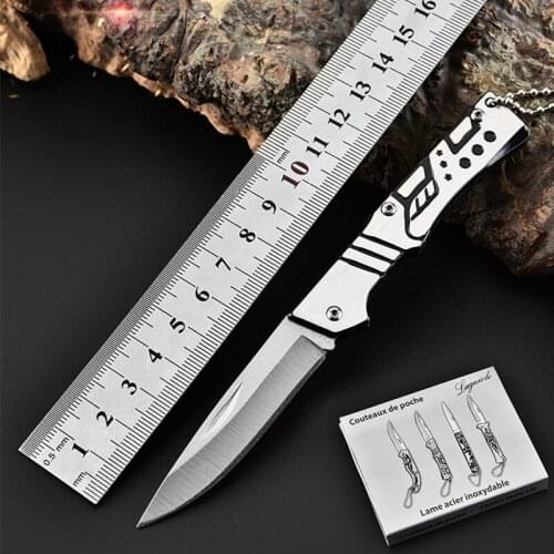 Portable Tactical High Hardness Life-saving Knife Outdoor Camping Self-defense Saber Folding Knife