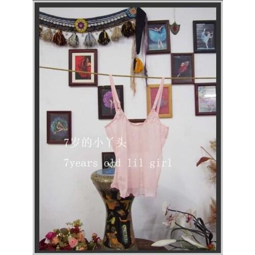 Transparent thin belly danc vest top C922