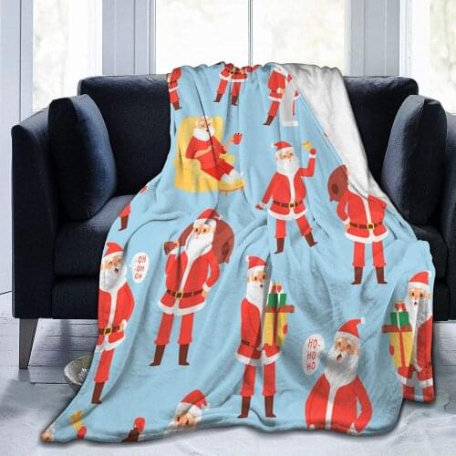 Christmas Throw Blanket Ultra-Soft Micro Fleece Blanket Movies Blanket for Bed Couch Living Room mexican blanket