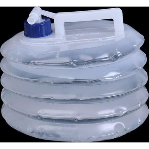 Folding outdoor water tank Camping Hiking portable survival water storage rack bag 5L 8L 10L