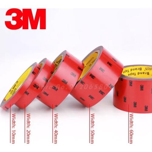 3M Adhesive Double Sided Tape Super Strong Adhesion Black Powerful Faced Adhesive No Traces Adhesive Sticker Cotton For Home Car