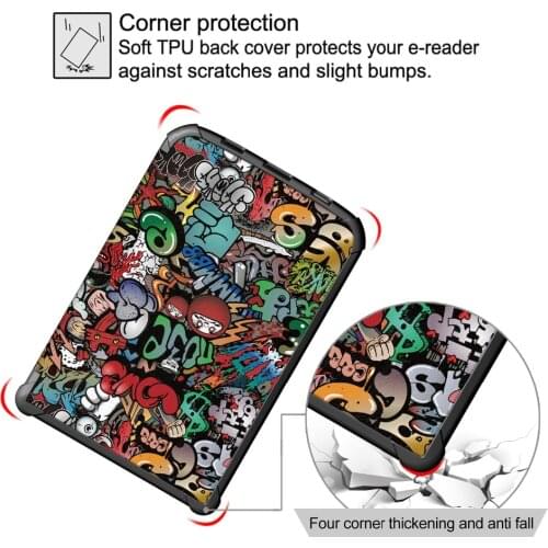 Slim Magnetic cover case for Pocketbook 616/627/632/606/628/633 colour funda cover for PocketBook Touch Lux 4 5 Basic Lux 2 Case