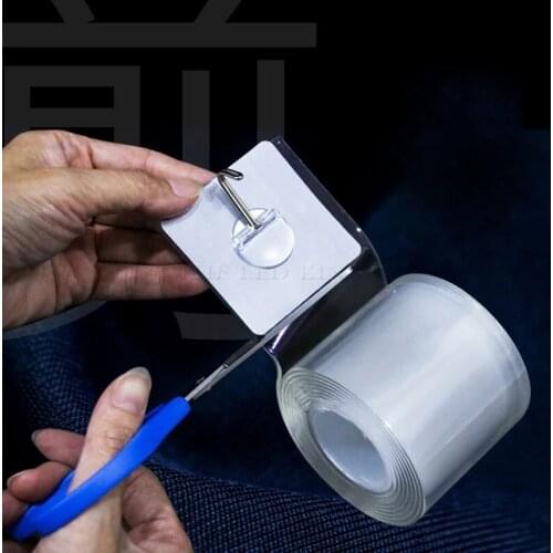 Convenient Nano Magic Tape Double Sided Tape Transparent NoTrace Reusable Waterproof Adhesive Tape Cleanable Home Gekkotape