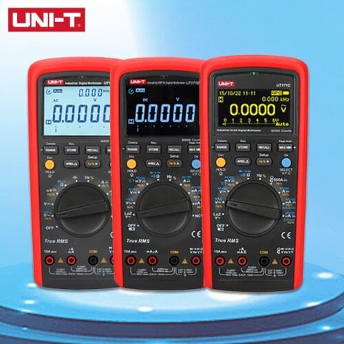 UNI-T UT171 Series Industrial True RMS Digital Multimeters Admittance 60K Counts Resistance Tester Original Measure Multimeters