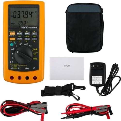 YHS-787 Digital Process Calibration Multimeter Calibrator Cost-effective Device Analyzers Loop Continuity Beeper Resistance