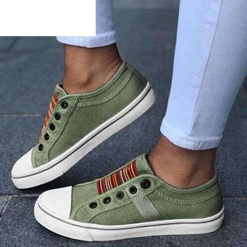 2021 Spring Women Shoes Women Flat Shoes Low-top Round Toe Casual Shoes Fashion Comfortable Low-heeled Sneakers Zapatos Mujer