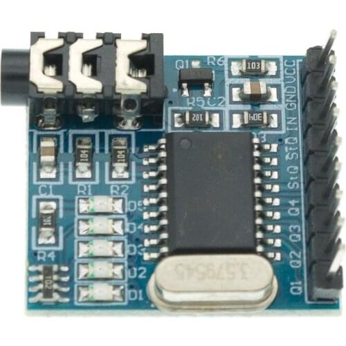 10PCS MT8870 DTMF Voice Decoding Module Phone Module Speech Decoding Voice Board Module LED Indicators With Pins