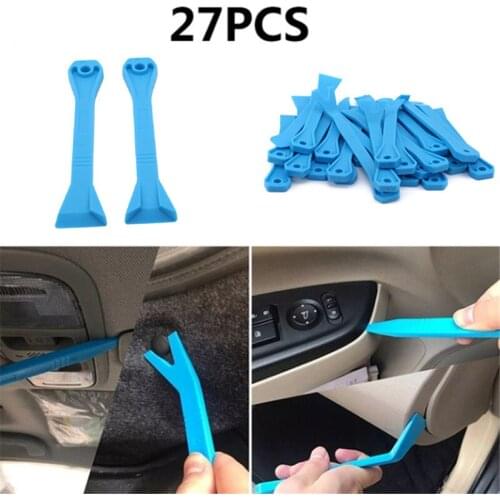 27Pcs Clip Remover Car Removal Vehicle Repair Clips Trim Hand Tools Fasteners Kits Auto Door Panel Riveting Buckle Car-styling