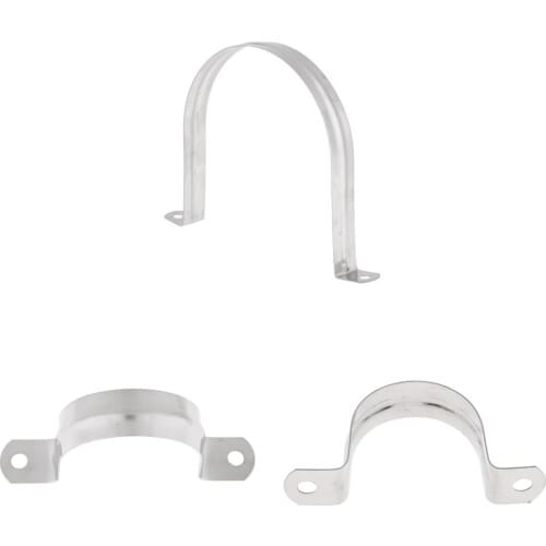 3 Pcs. 40mm / 50mm / 120mm Seat Clamp Quick Splitter Clamp For Hose Downpipe, Stainless Steel