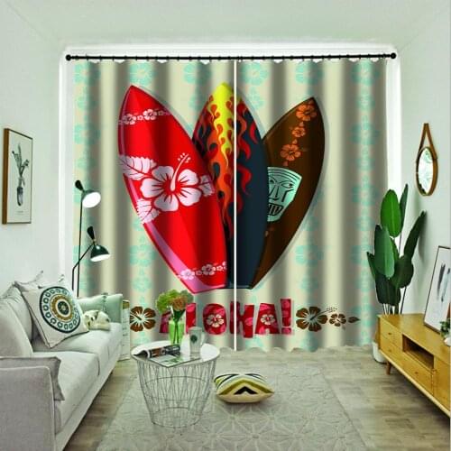 European Style 3D Curtains Drapes Blackout Printed Curtains For Living Room Bedroom Kitchen Kids Room Drapes