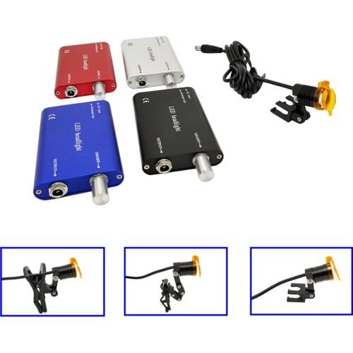 3W LED Headlight with Metal Clip Suitable for Binocular Magnifiers