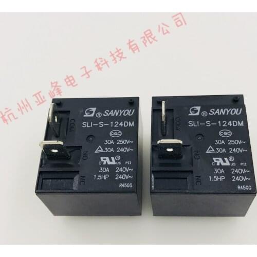 5piece) SLI-S-105DM 5VDC SLI-S-112DM 12VDC SLI-S-124DM 24VDC 4PINS 30A Power Relay new and original