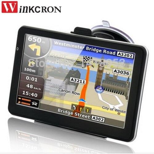 7.0" Touch Screen Car GPS Navigation FM Russia/Belarus/Spain/ Europe/USA+Canada/Israel GPS Navigator built in 4GB GPS Navigator