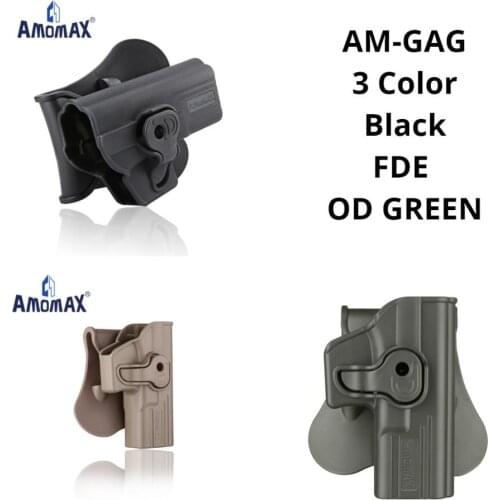 AMOMAX Level II holster fit for Glock Airsoft/ WE, Tokyo Marui,KJW. Black,FED,OD GREEN/ Right-handed