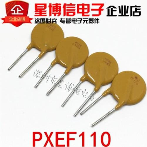 Free shipping 100pcs RXEF110 1100MA 72V PPTC Resettable Fuse 1.1A XF110