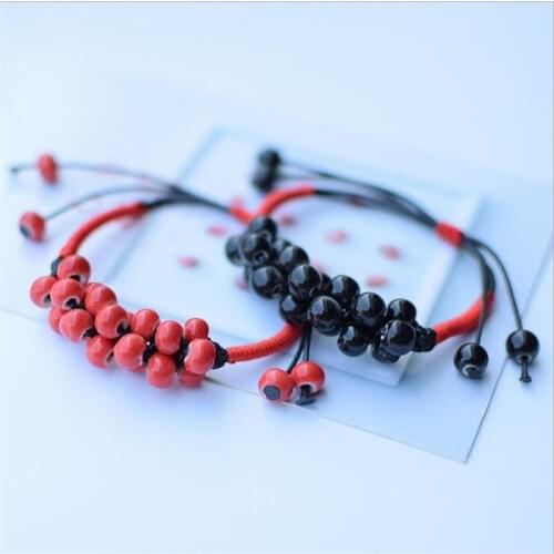New fashion beaded ceramic bracelet small fresh girlfriends beads bracelet personality women jewelry